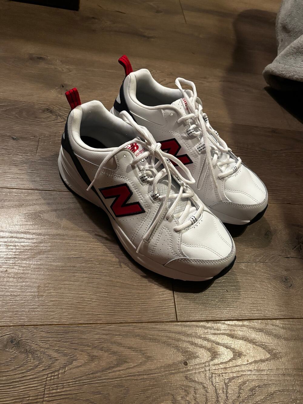 New Balance 608 v5 (MX608HR5) White/True Red, Men’s Size 10